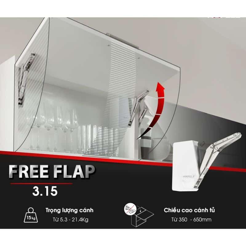 Ảnh thực tế bộ tay nâng FREE FLAP 3.15 Hafele 493.05.862 nắp xám Ảnh thực tế bộ tay nâng FREE FLAP 3.15 Hafele 493.05.862 nắp xám