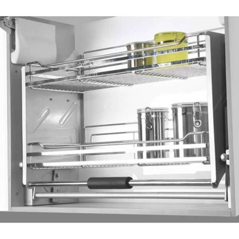 Ảnh thực tế giá bát đĩa nâng hạ Hafele 504.75.023 cho tủ rộng 600mm Ảnh thực tế giá bát đĩa nâng hạ Hafele 504.75.023 cho tủ rộng 600mm