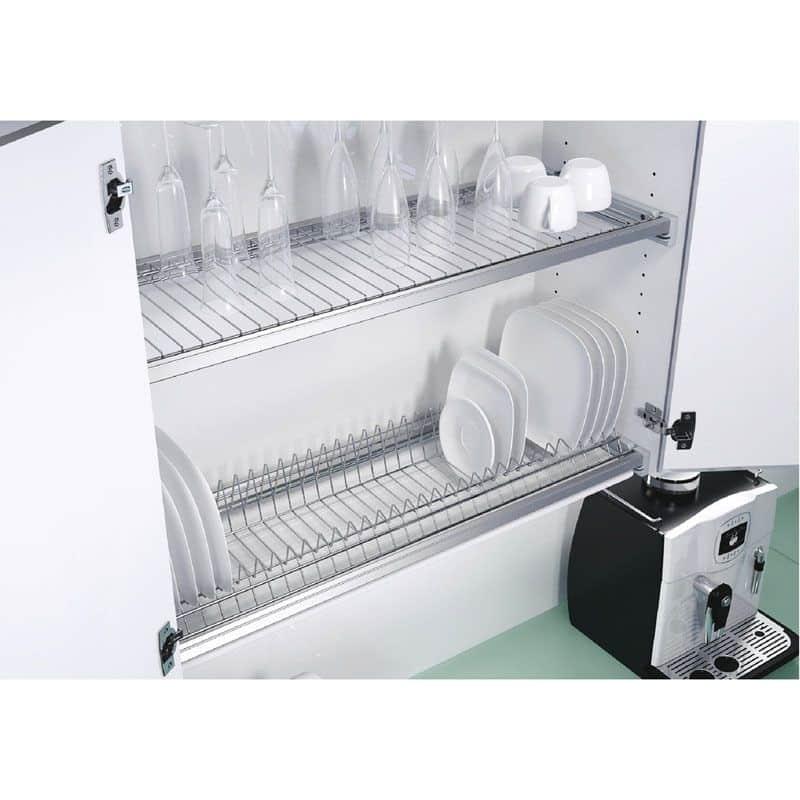 Ảnh thực tế giá úp bát đĩa Hafele 544.06.026 inox 304 cho tủ rộng 800mm Ảnh thực tế giá úp bát đĩa Hafele 544.06.026 inox 304 cho tủ rộng 800mm