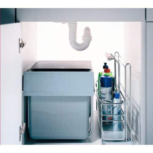Ảnh thực tế rổ kéo đựng dụng cụ vệ sinh Portero 1 Hafele 545.48.260