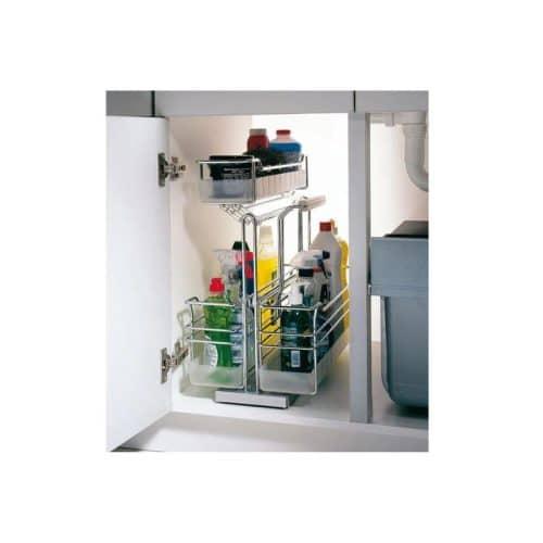 Ảnh thực tế rổ kéo đựng dụng cụ vệ sinh Portero 3 Hafele 545.48.262
