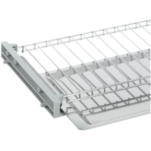 Ảnh thực tế phụ kiện tủ bếp khay hứng nước Hafele 544.01.388 đen 764x263mm