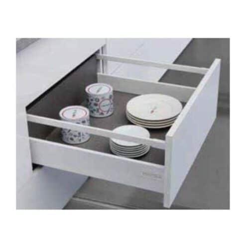 Ảnh thực tế ray hộp Hafele 552.55.306 Alto-S H80 mm màu xám đậm