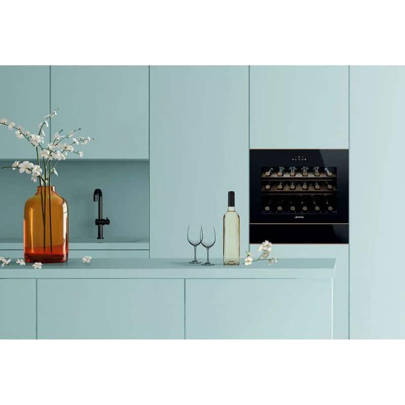Ảnh thực tế tủ rượu Smeg CVI621RWNR3 535.14.571 Ảnh thực tế tủ rượu Smeg CVI621RWNR3 535.14.571