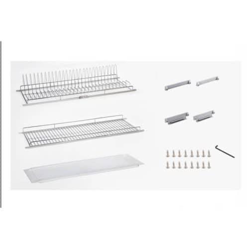 Cấu tạo giá úp bát đĩa Hafele 544.06.025 inox 304 cho tủ rộng 700mm