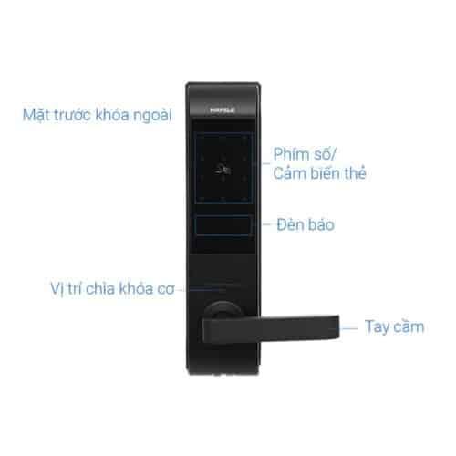 Khóa cửa điện tử Hafele EL7900-TCB 912.05.641 4 Cấu tạo Khóa cửa điện tử Hafele EL7900-TCB 912.05.641
