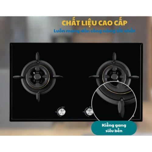 Bếp gas 2 vùng nấu Hafele HC-G802C 495.06.053 3 Chất liệu bếp gas 2 vùng nấu Hafele HC-G802C 495.06.053