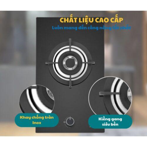 Chất liệu bếp gas Domino Hafele HC-G301B 533.02.853