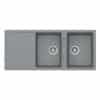 Chậu rửa bát đá Hafele HS20-GKD2S80 570.33.530 màu xám