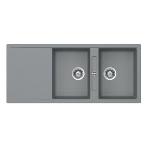 Chậu rửa bát đá Hafele HS20-GKD2S80 570.33.530 màu xám