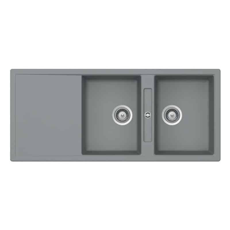 Chậu rửa bát đá Hafele HS20-GKD2S80 570.33.530 màu xám Chậu rửa bát đá Hafele HS20-GKD2S80 570.33.530 màu xám
