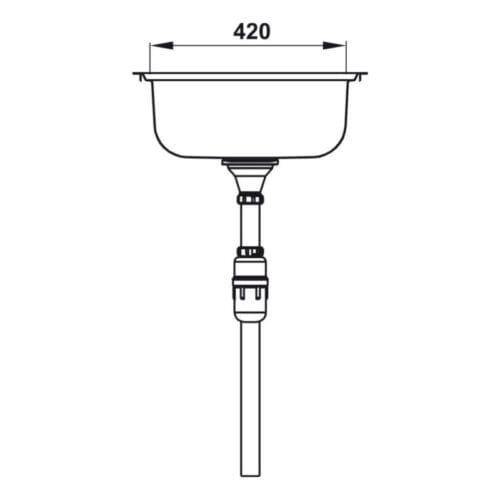 Chậu rửa bát Hafele Claudius HS-SD12050 567.20.513 5 thông số kỹ thuật của Chậu rửa chén bát Hafele Claudius HS-SD12050 567.20.513
