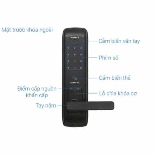 Chức năng khóa cửa điện tử Hafele EL7800-TCS 912.05.763