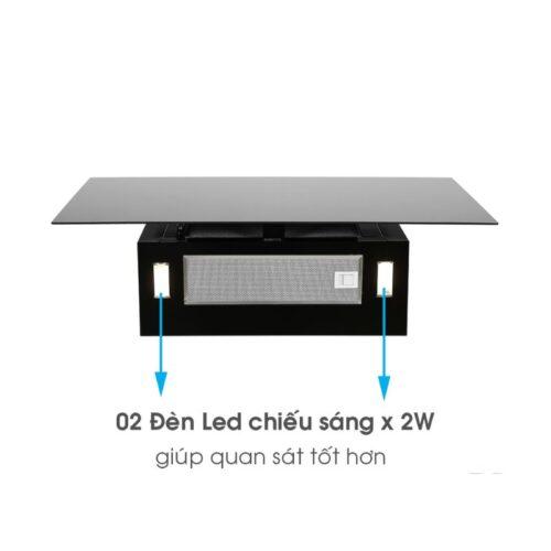 Máy hút mùi Hafele HH-WVG80E 533.86.018 gắn tường, nhập khẩu 7 Đèn Hafele HH-WVG80E 533.86.018