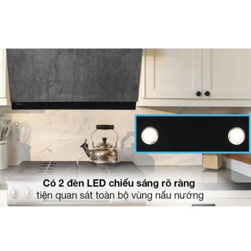 Máy hút mùi gắn tường mặt kính vân Hafele HH-WVS90A 533.86.003 7 Đèn máy hút mùi Hafele HH-WVS90A 533.86.003