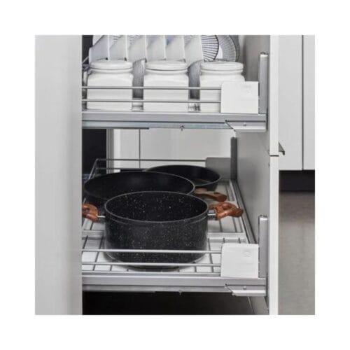 Rổ kéo để xong nồi cho ngăn kéo dưới Hafele 545.14.939