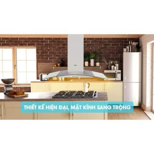 Thiết kế Máy hút khử mùi kính cong Hafele HH WG90B 539.81.185