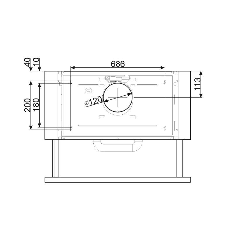 Hình ảnh 2D Häfele Smeg KSET92E 536.84.872 Hình ảnh 2D Häfele Smeg KSET92E 536.84.872