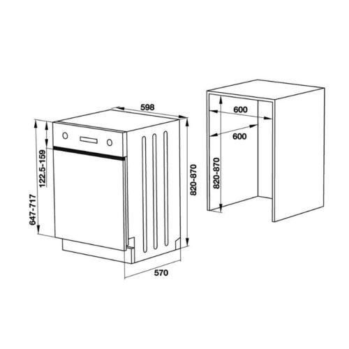 Hình ảnh 3d Häfele HDW-HI60C 533.23.120