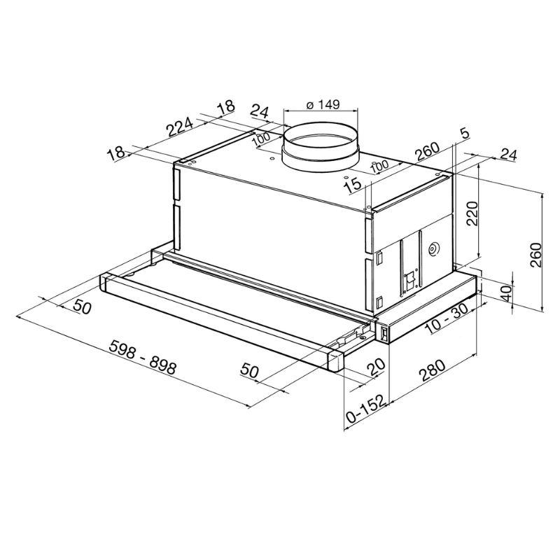 Hình ảnh 3d Häfele Smeg KSET62E 536.84.832 Hình ảnh 3d Häfele Smeg KSET62E 536.84.832