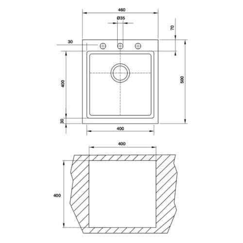 Chậu rửa bát Haffele HS G4650 565.84.261 4 Chậu rửa bát Haffele HS G4650 565.84.261