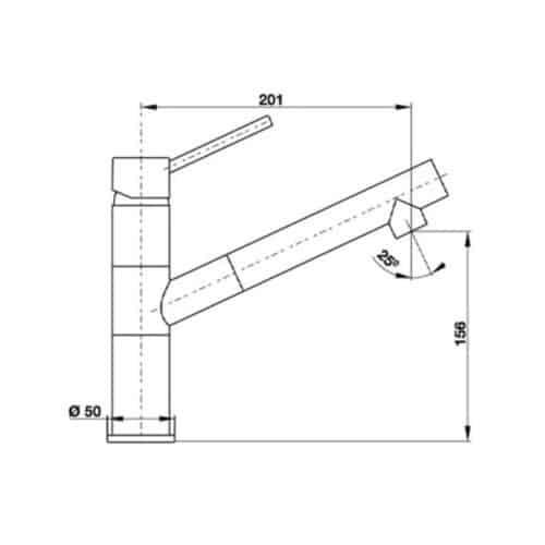 Vòi rửa bát Hafele HF-GI511 569.15.511