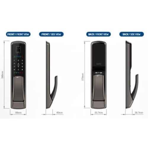 Khóa cửa điện tử Hafele EL9500-TCS 912.05.315 4 Lắp đặt Khóa cửa điện tử Hafele EL9500-TCS 912.05.315