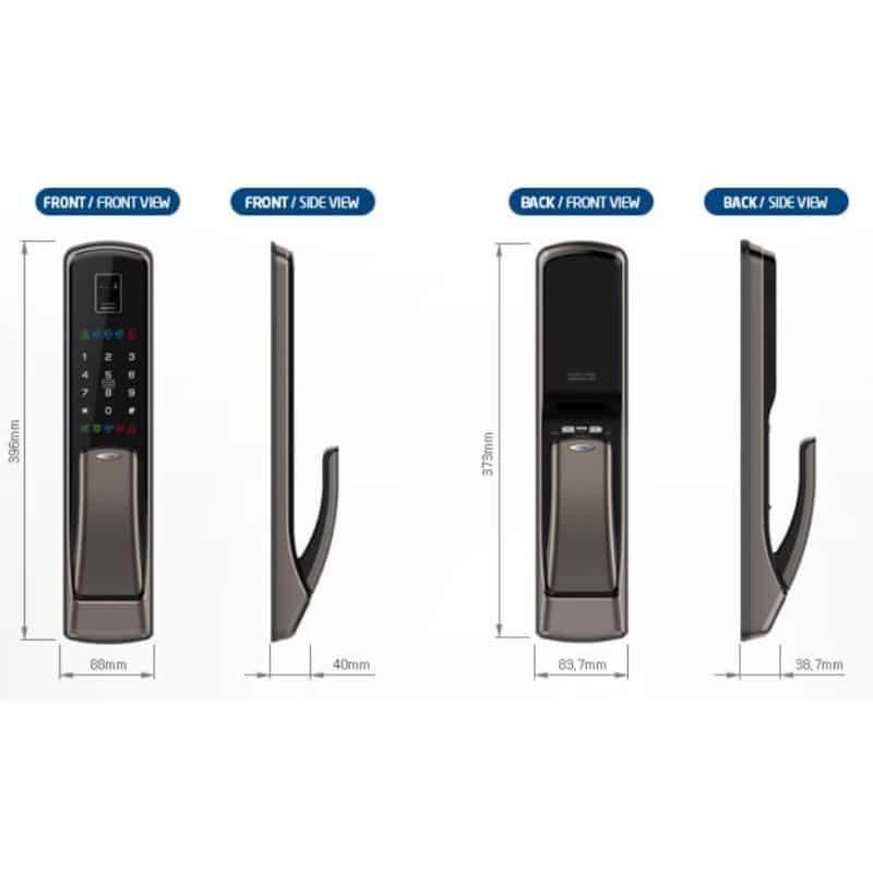 Lắp đặt Khóa cửa điện tử Hafele EL9500-TCS 912.05.353 Lắp đặt Khóa cửa điện tử Hafele EL9500-TCS 912.05.353