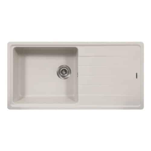 Chậu rửa bát đá 1 hố Hafele HS20-GED1S60 570.32.830 màu kem 5 Chậu rửa bát đá Hafele Antonius HS-GSD10050 570.32.830