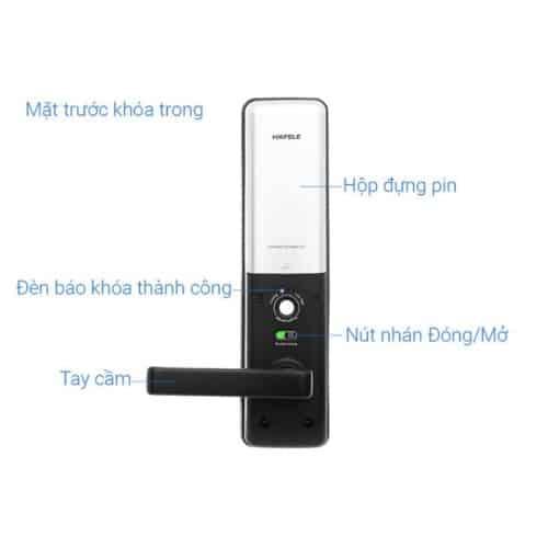 Khóa điện tử Hafele EL9000-TCS 912.20.364 6 Mặt trước khóa điện tử Hafele EL9000-TCS 912.20.364