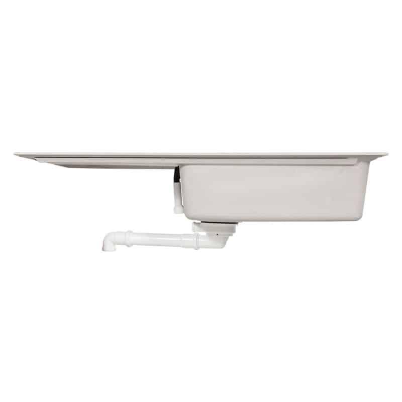 Phía dưới Chậu rửa bát đá Hafele Antonius HS-GSD10050 570.32.830 Chậu rửa bát đá Hafele Antonius HS-GSD10050 570.32.830