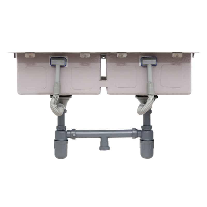Phía dưới Chậu rửa bát Hafele HS-SD8851 567.20.537 Chậu rửa bát Hafele HS-SD8851 567.20.537