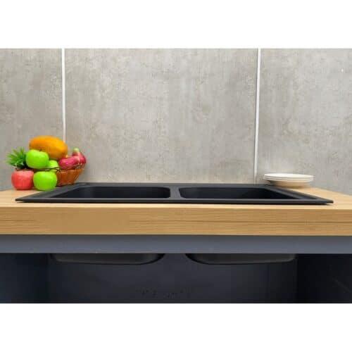 Chậu rửa bát Hafele Julius HS-GD8650 570.35.380 7 Chậu rửa bát Hafele Julius HS-GD8650 570.35.380