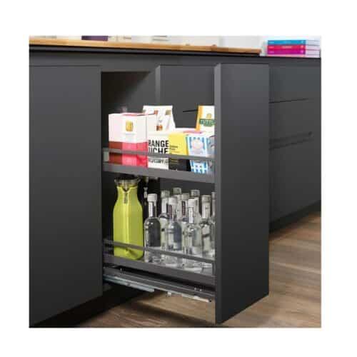 Phụ kiện tủ bếp Hafele 545.11.962 màu Anthracite