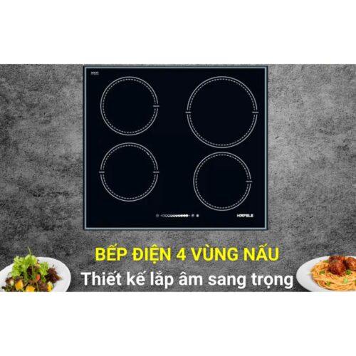 Thiết kế bếp hồng ngoại 4 vùng nấu Hafele 536.01.781