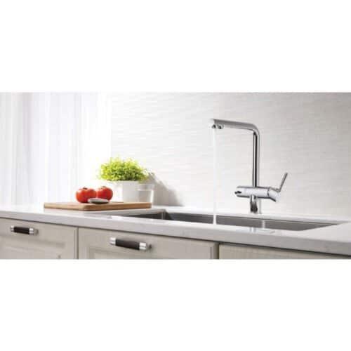 Vòi rửa bát inox Hafele HT19-CH2P271 570.51.060