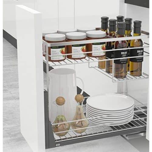 Ảnh thực tế bộ rổ gia vị SONATA Cucina 549.20.031 Inox 304
