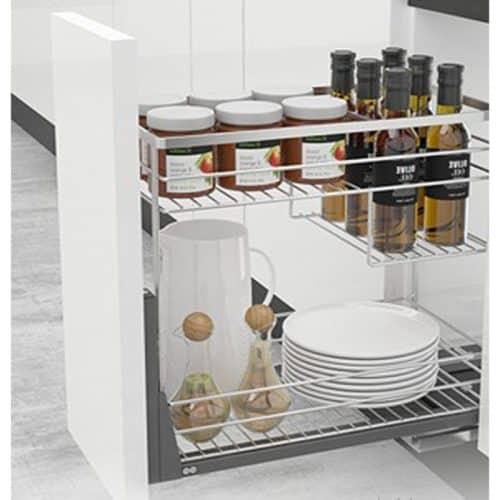 Ảnh thực tế bộ rổ gia vị SONATA Cucina 549.20.035 Inox 304