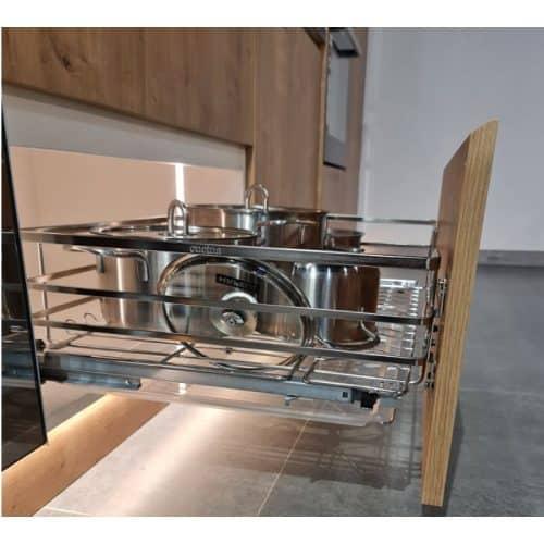 Ảnh thực tế bộ rổ xoong nồi CAPPELLA Cucina 549.08.226 mạ chrome