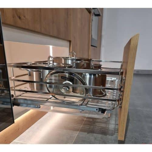 Ảnh thực tế bộ rổ xoong nồi CAPPELLA Cucina 549.08.227 mạ chrome