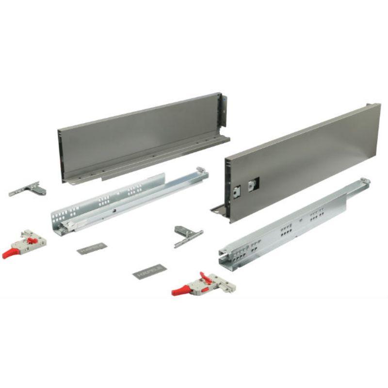 Ảnh thực tế ray hộp Hafele 552.49.335 Alto-S H120 mm màu xám đậm Ảnh thực tế ray hộp Hafele 552.49.335 Alto-S H120 mm màu xám đậm