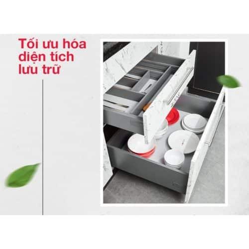 Ray hộp Alto-S chiều cao 120mm Hafele 552.35.375 3 Ảnh thực tế ray hộp Alto-S chiều cao 120mm Hafele 552.35.375