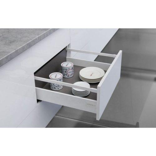 Ảnh thực tế ray hộp Hafele 552.77.781 Alto màu trắng mờ, H135X300m