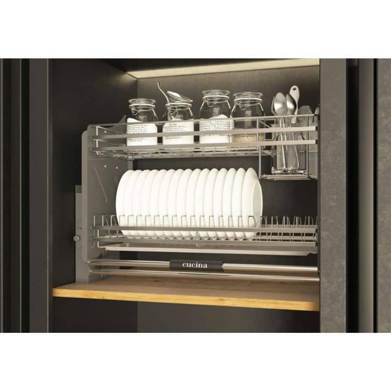 Ảnh thực tế rổ chén đĩa di động CUCINA LENTO 504.76.134 600mm Inox 304/ Xám Ảnh thực tế rổ chén đĩa di động CUCINA LENTO 504.76.134 600mm Inox 304/ Xám