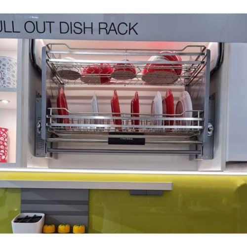 Giá bát đĩa di động lướt tròn LENTO Cucina 504.76.205 mạ chrome 3 Ảnh thực tế rổ chén đĩa di động lướt tròn LENTO Cucina 504.76.205 mạ chrome