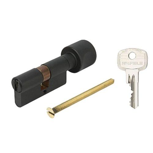 Ảnh thực tế ruột khóa 1 đầu chìa 1 đầu vặn Hafele 916.08.424, 71mm Đồng thau
