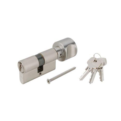 Ảnh thực tế ruột khóa 1 đầu chìa 1 đầu vặn Hafele 916.08.672, 63mm Đồng thau