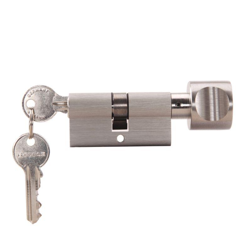 Ảnh thực tế ruột khóa 1 đầu chìa, 1 đầu vặn Hafele 916.96.313, 65mm Đồng thau Ảnh thực tế ruột khóa 1 đầu chìa, 1 đầu vặn Hafele 916.96.313, 65mm Đồng thau