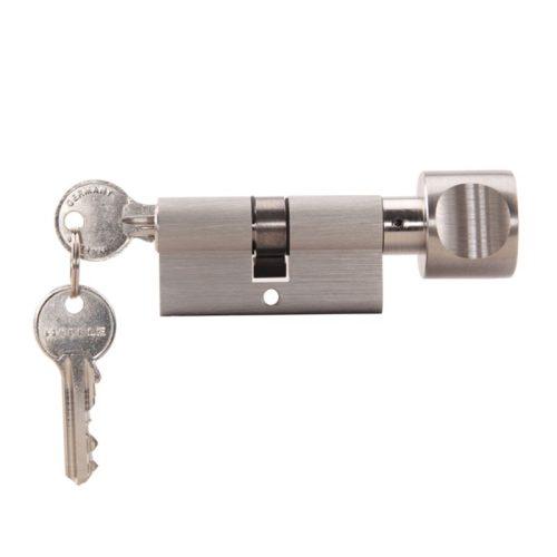 Ruột khóa 1 đầu chìa, 1 đầu vặn Hafele 916.96.317, 71mm Đồng thau 4 Ảnh thực tế ruột khóa 1 đầu chìa, 1 đầu vặn Hafele 916.96.317, 71mm Đồng thau