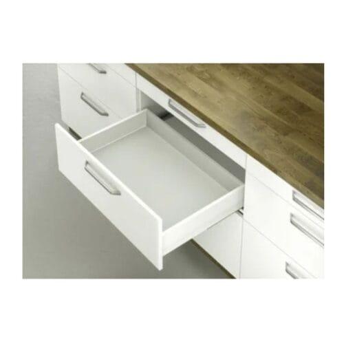 Bộ ngăn kéo Hafele 551.53.775 Matrix Box P35 16/60/500mm trắng mờ
